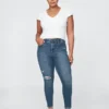 High Rise True Skinny Jeans