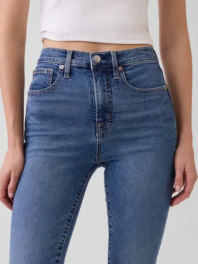 High Rise True Skinny Jeans