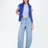 High Rise Ultrasoft Barrel Jeans
