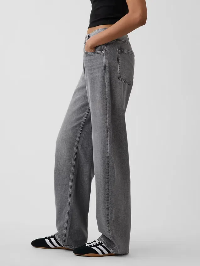 High Rise Ultrasoft Barrel Jeans