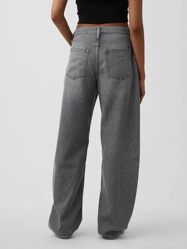 High Rise Ultrasoft Barrel Jeans