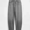 High Rise Ultrasoft Barrel Jeans