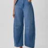 High Rise Ultrasoft Belted Horseshoe Jeans