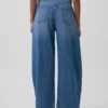 High Rise Ultrasoft Belted Horseshoe Jeans