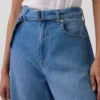 High Rise Ultrasoft Belted Horseshoe Jeans