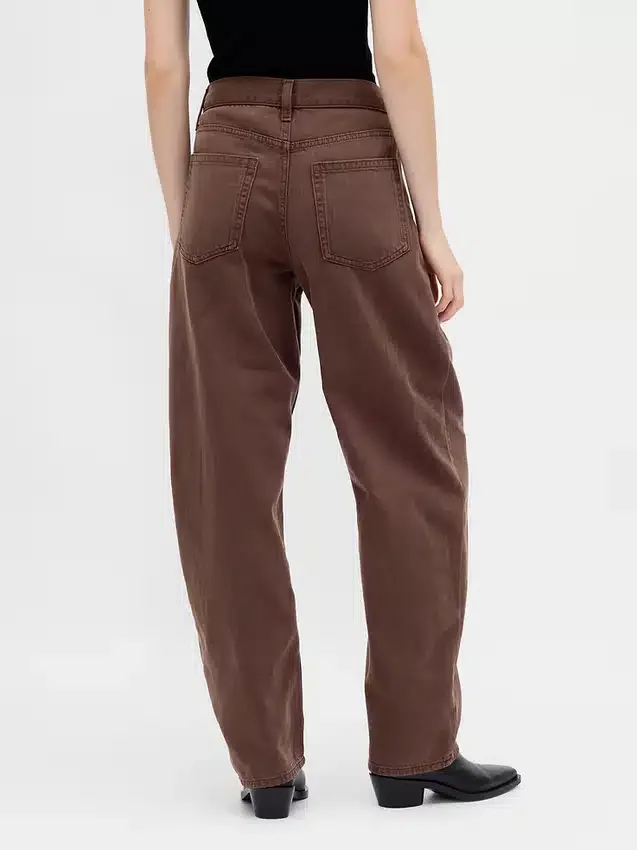 High Rise Ultrasoft Crossover Barrel Jeans