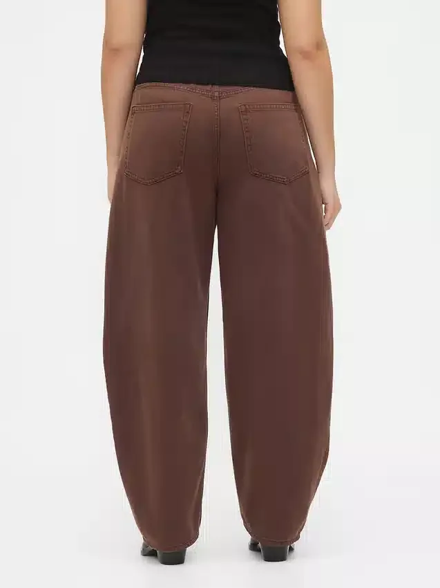 High Rise Ultrasoft Crossover Barrel Jeans