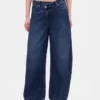 High Rise Ultrasoft Crossover Horseshoe Jeans