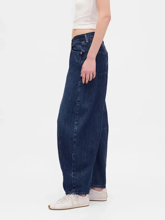 High Rise Ultrasoft Crossover Horseshoe Jeans
