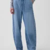 High Rise Ultrasoft Easy Barrel Jeans