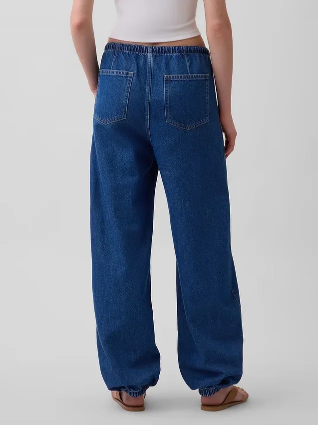 High Rise Ultrasoft Easy Barrel Jeans