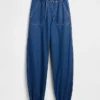 High Rise Ultrasoft Easy Barrel Jeans