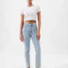 High Rise Vintage Slim Jeans