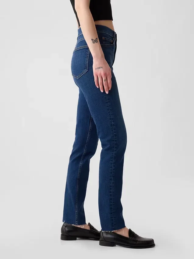 High Rise Vintage Slim Jeans