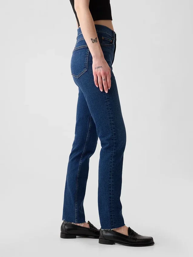 High Rise Vintage Slim Jeans