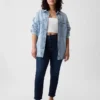 High Rise Vintage Slim Jeans