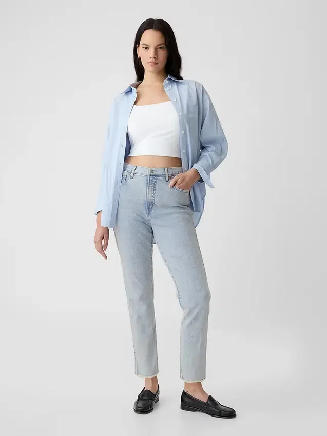 High Rise Vintage Slim Jeans