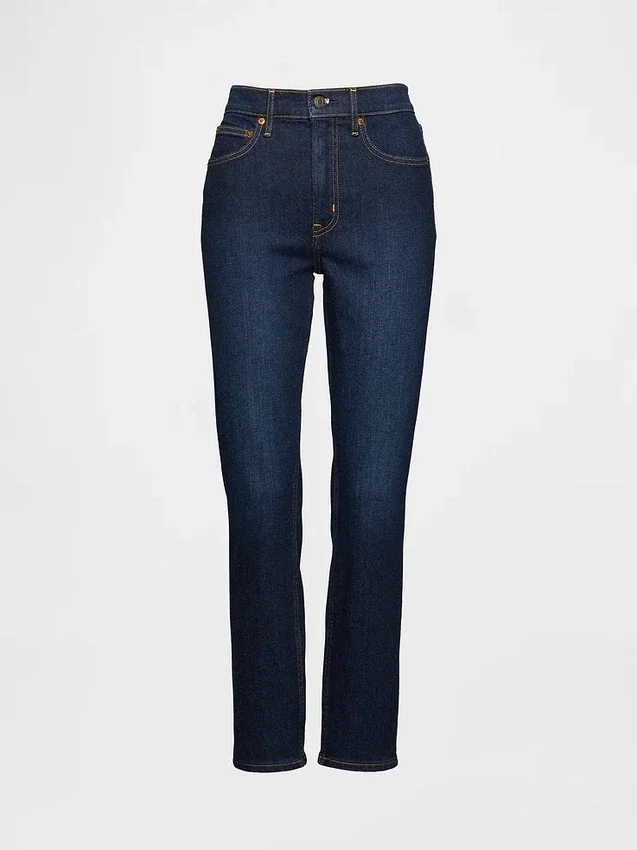 High Rise Vintage Slim Jeans