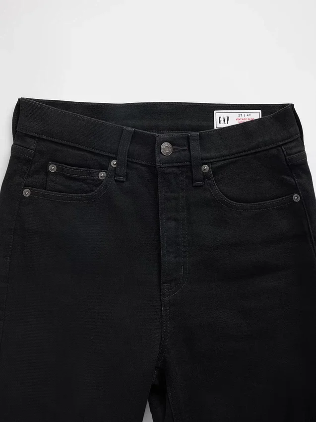 High Rise Vintage Slim Jeans