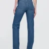 High Rise Western '90S Slim Straight Jeans