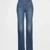 High Rise Western '90S Slim Straight Jeans