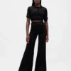 High Rise Wide Flare Jeans