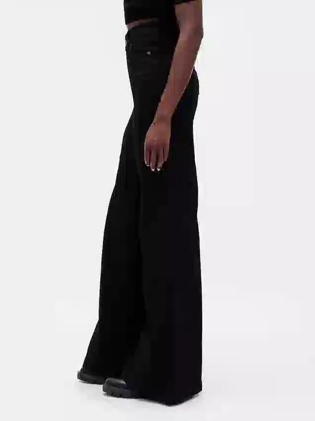 High Rise Wide Flare Jeans