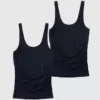 Ingrid and Isabel Basics Maternity Seamless Belly Support Cami 2 Pack