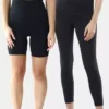 Ingrid and Isabel Postpartum Legging and Bike Short Two Pack