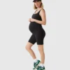 Ingrid and Isabel the Short Maternity Active Unitard Jumpsuit
