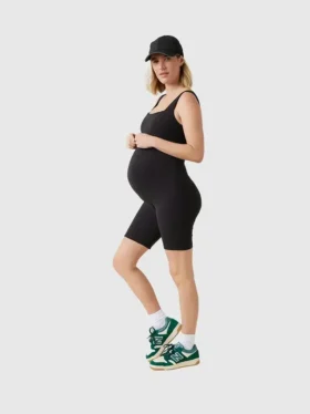 Ingrid and Isabel the Short Maternity Active Unitard Jumpsuit