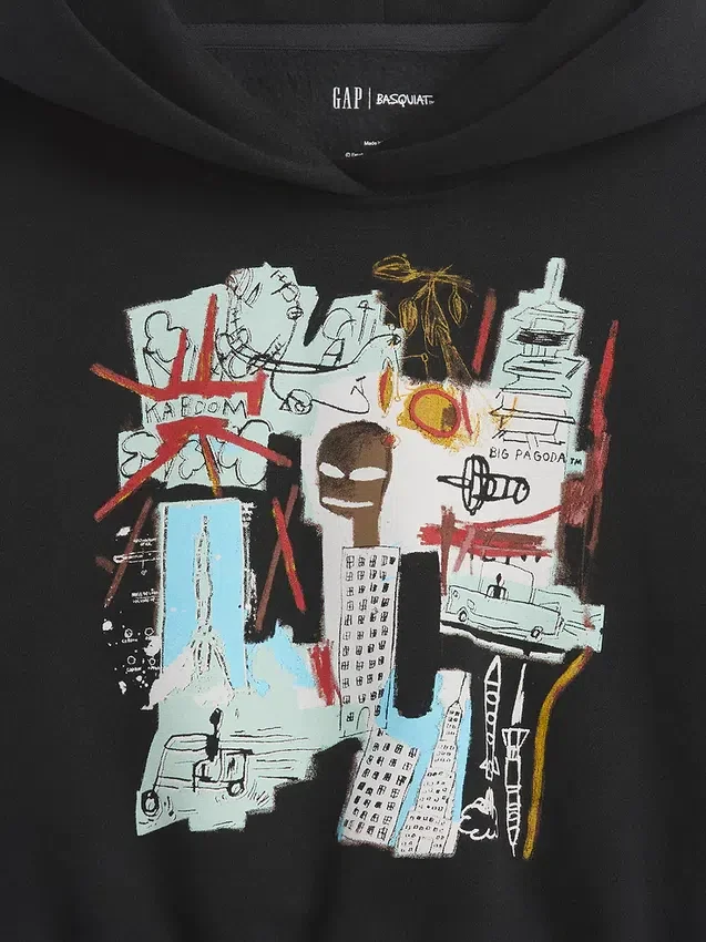 Jean-Michel Basquiat Toddler Vintagesoft Hoodie