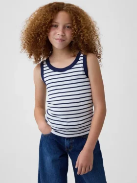 Kid Rib Scoop Tank Top