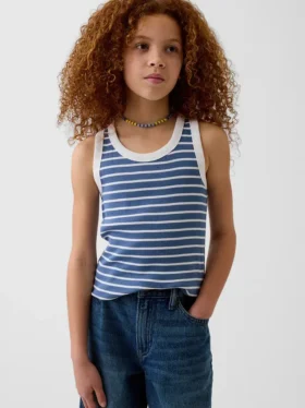 Kid Rib Scoop Tank Top