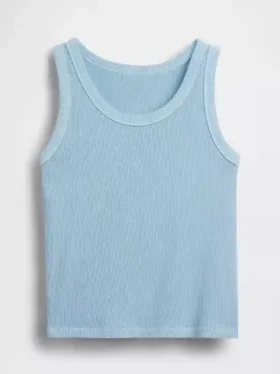 Kid Rib Scoop Tank Top
