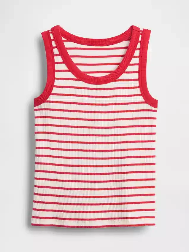 Kid Rib Scoop Tank Top
