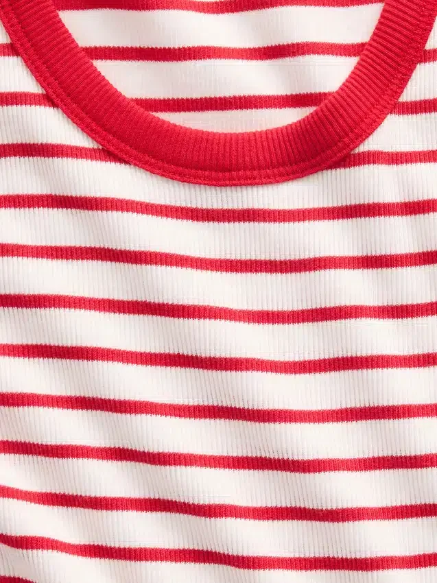 Kid Rib Scoop Tank Top