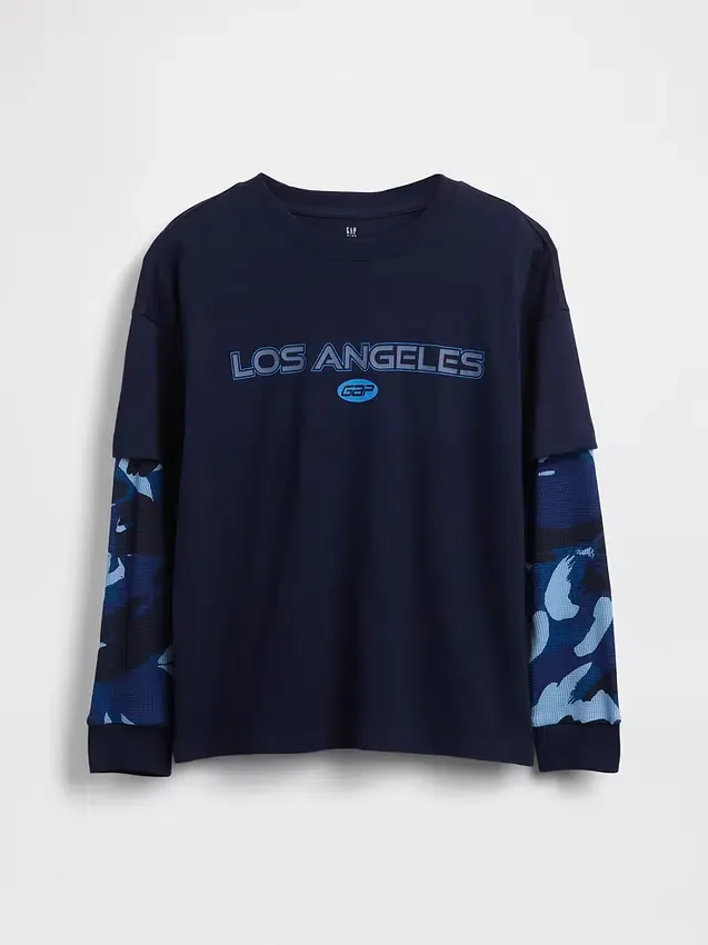 Kids 2-in-1 Graphic Logo T-Shirt