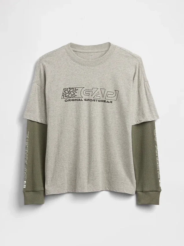 Kids 2-in-1 Graphic Logo T-Shirt
