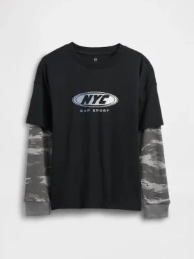Kids 2-in-1 Graphic Logo T-Shirt