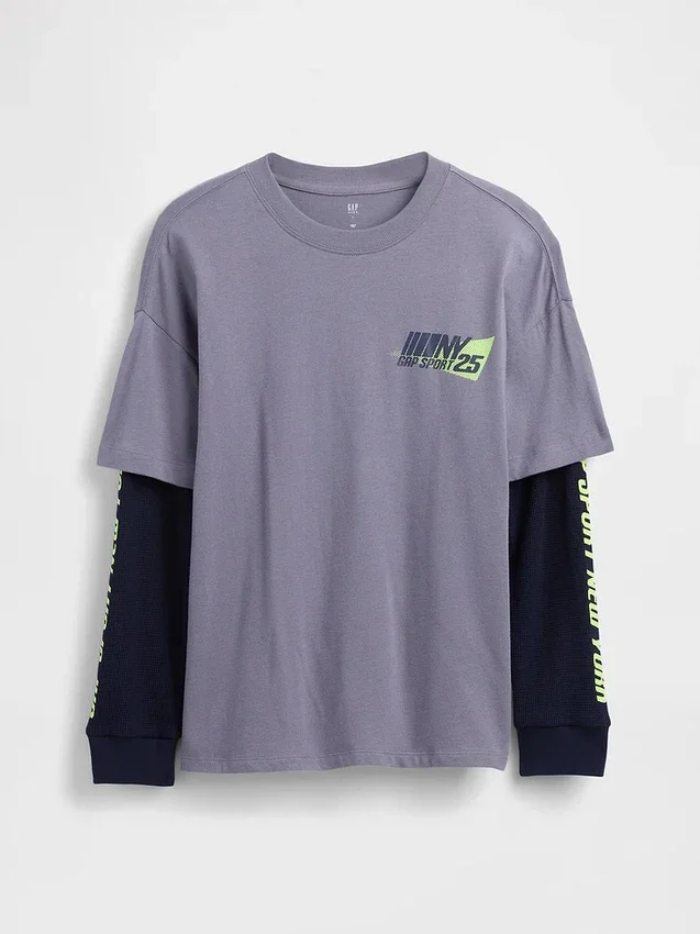 Kids 2-in-1 Graphic Logo T-Shirt