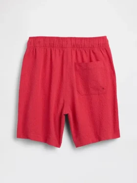 Kids 5″ Seersucker Swim Trunks