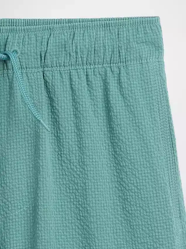 Kids 5" Seersucker Swim Trunks