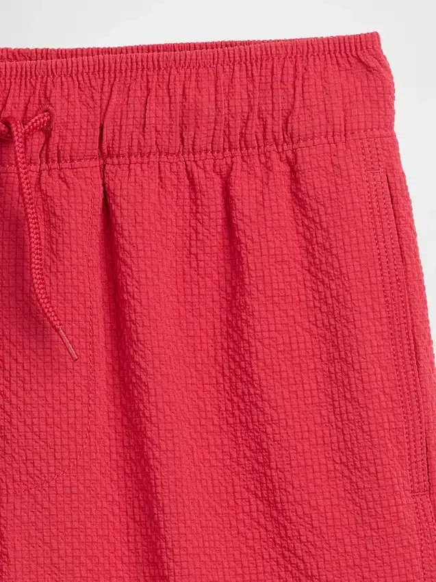 Kids 5" Seersucker Swim Trunks