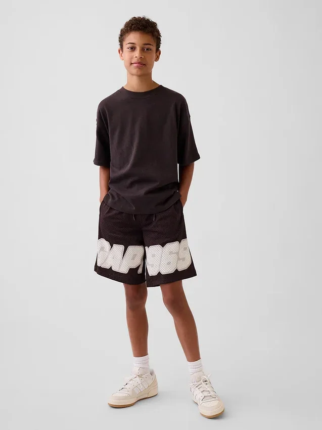Kids 8" Mesh Active Shorts