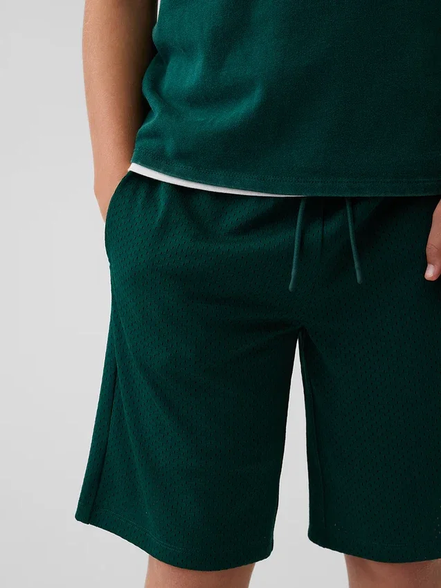 Kids 8" Mesh Active Shorts