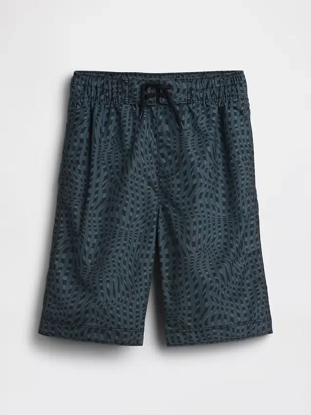Kids 8" Recycled Swim Board Shorts