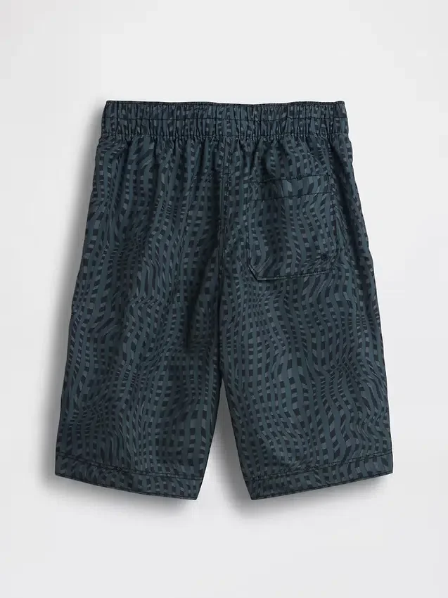 Kids 8" Recycled Swim Board Shorts