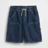 Kids '90S Loose Easy Denim Carpenter Shorts