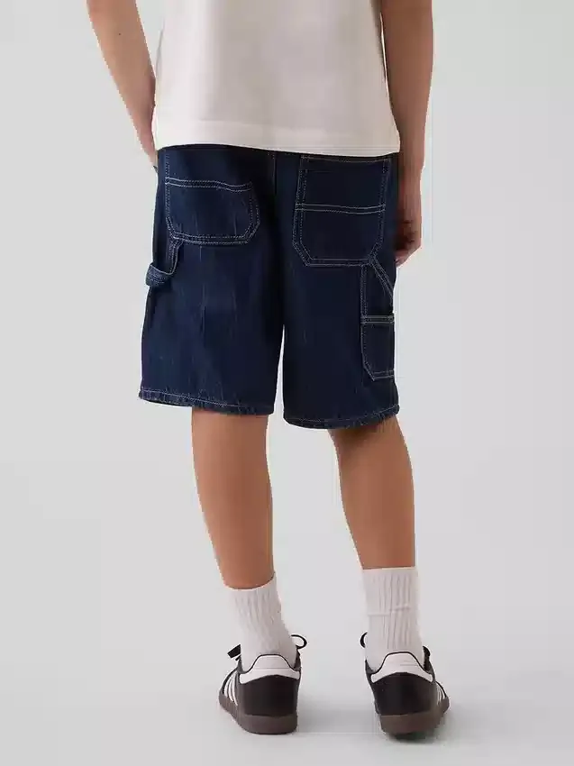 Kids '90S Loose Easy Denim Carpenter Shorts